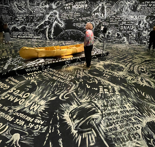julene in hirshhorn museum