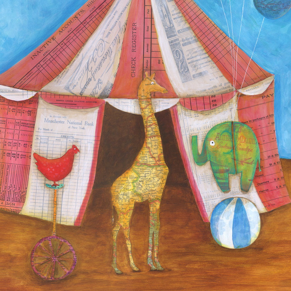 a circus painting