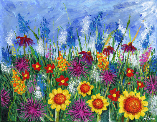 Wildflowers - original painting