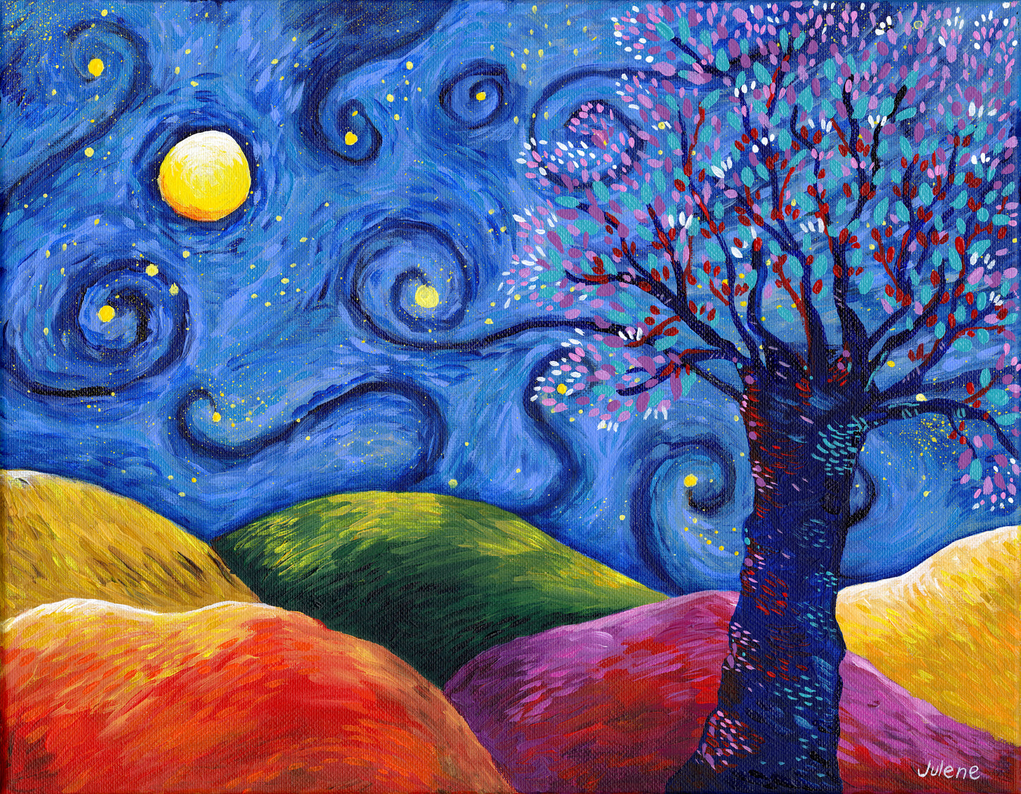 Moonlit Nocturne - original painting