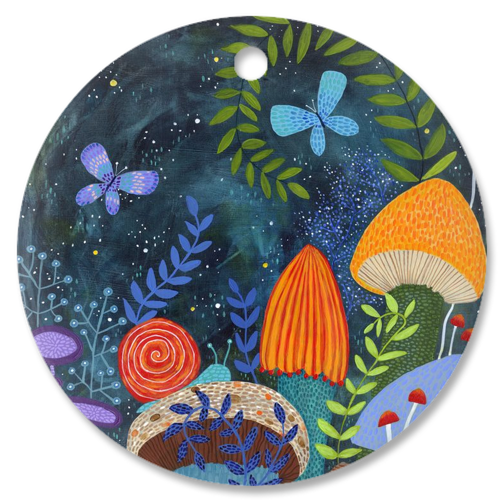 Mushroom Magic - Porcelain Ornaments