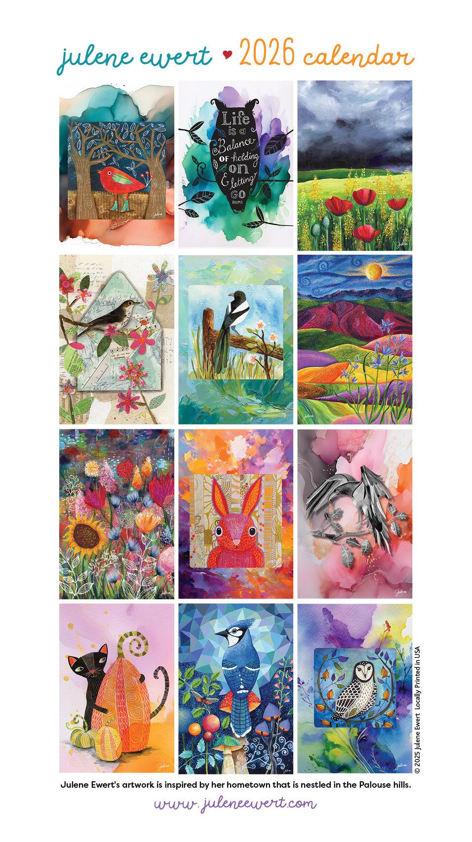 Calendar 2026 - Julene Ewert