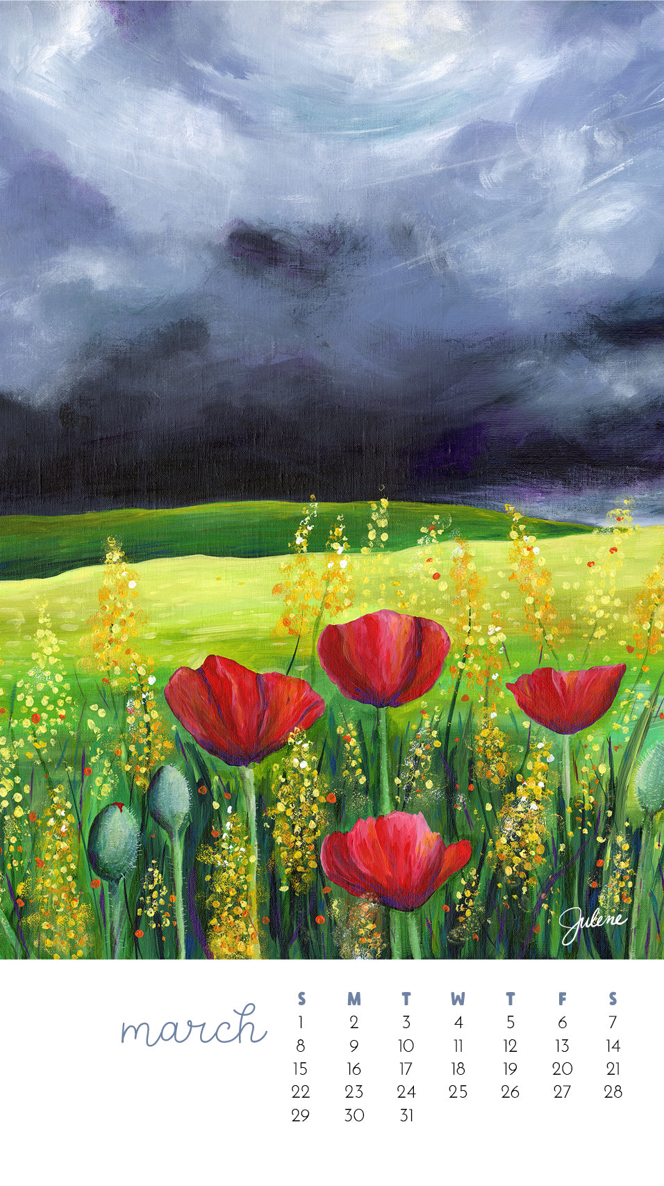 Calendar 2026 - Julene Ewert