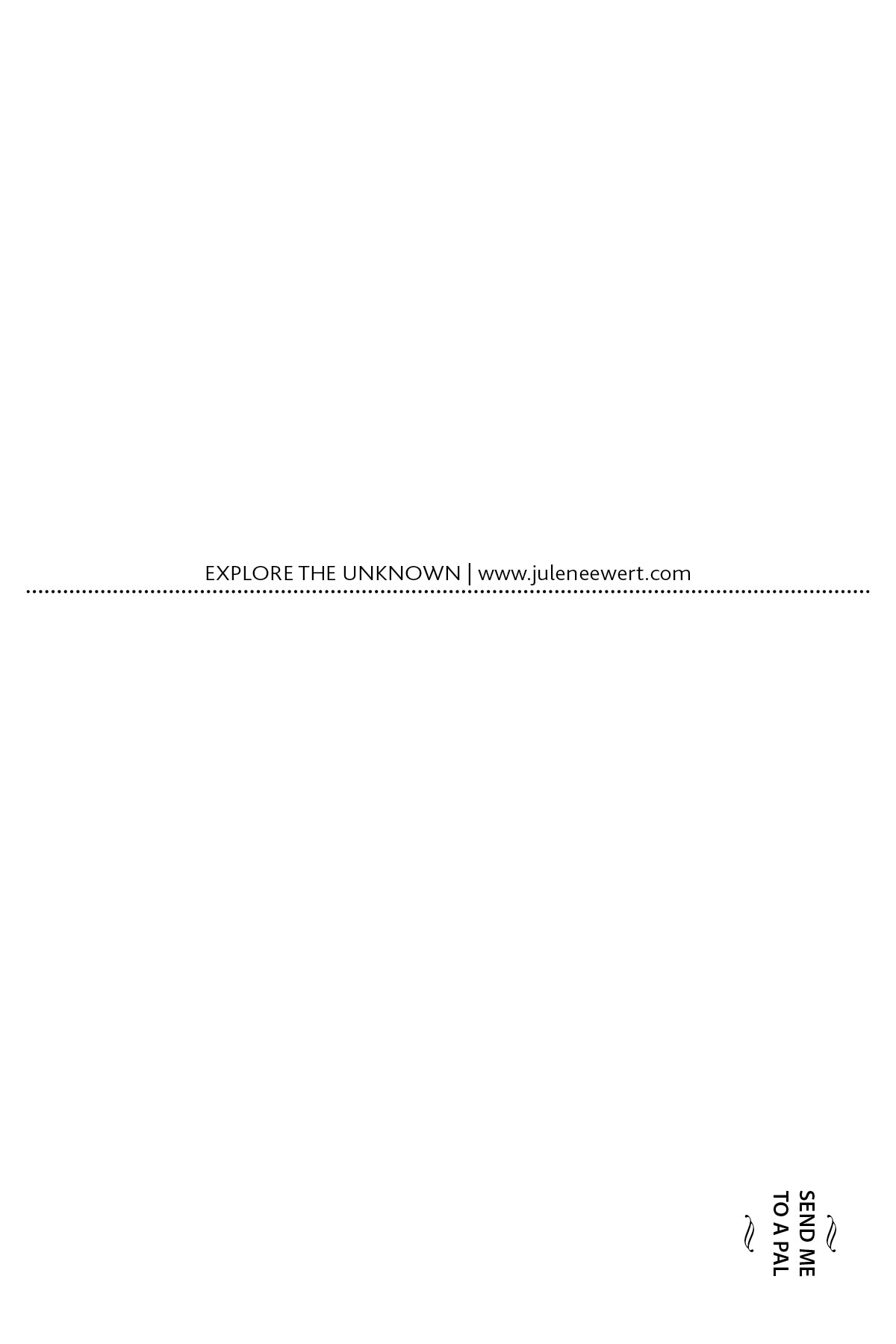 My Sister's Garden- postcard