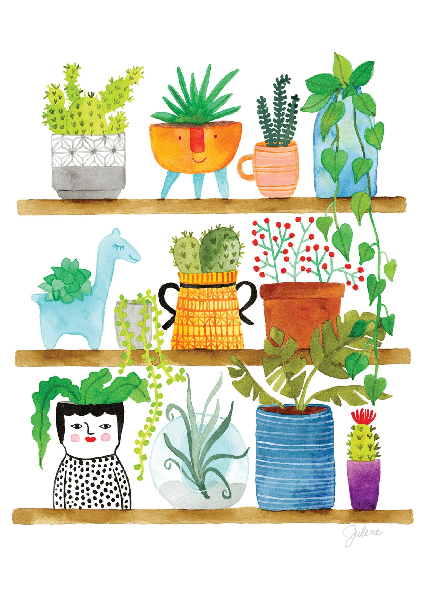 Plant shelf - print