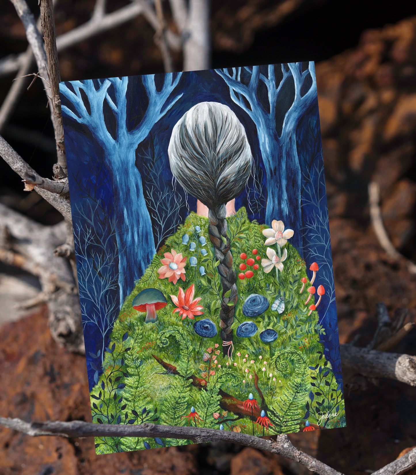 Sacred Circle of Seasons greeting card