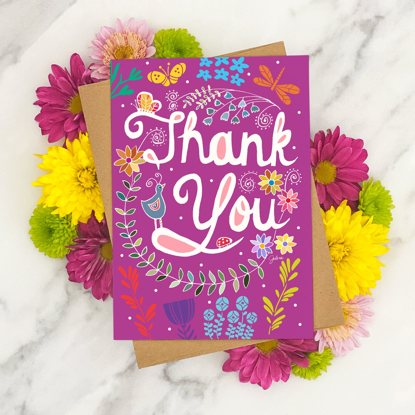 Thank You greeting card