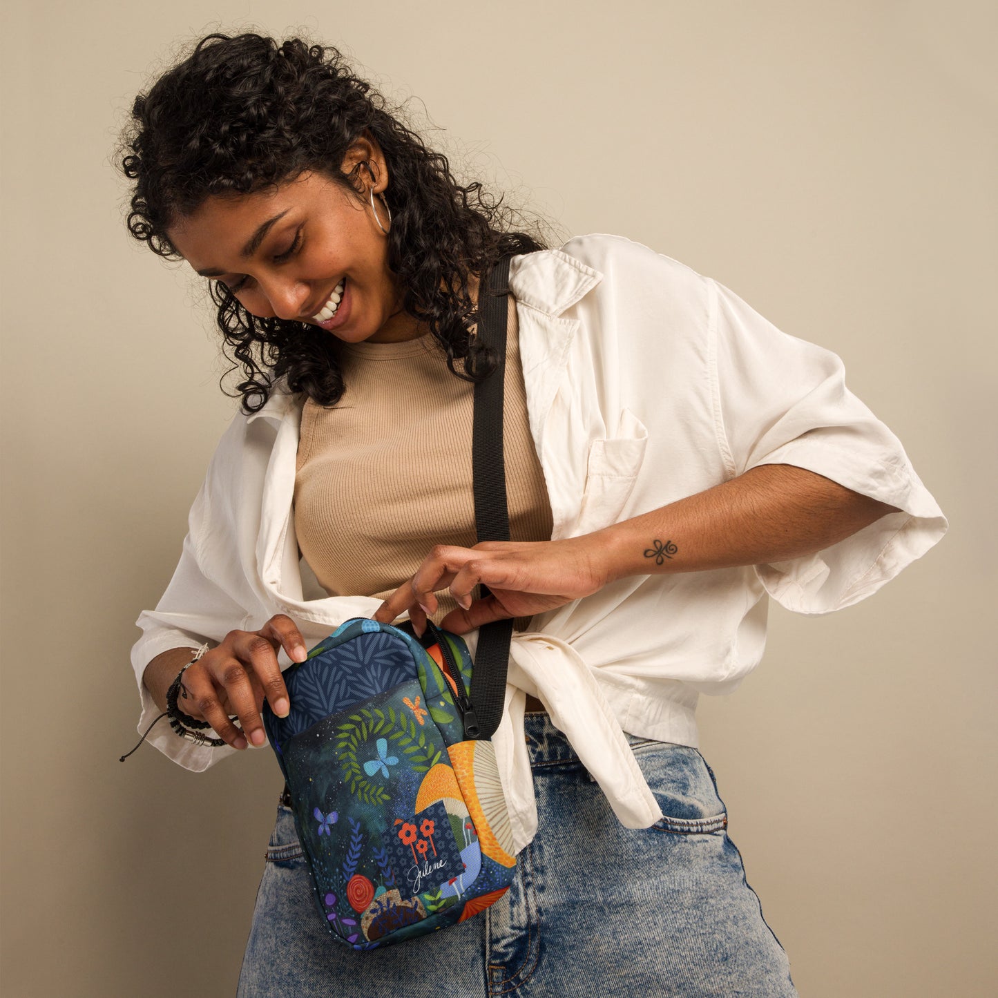Mushroom Magic crossbody bag