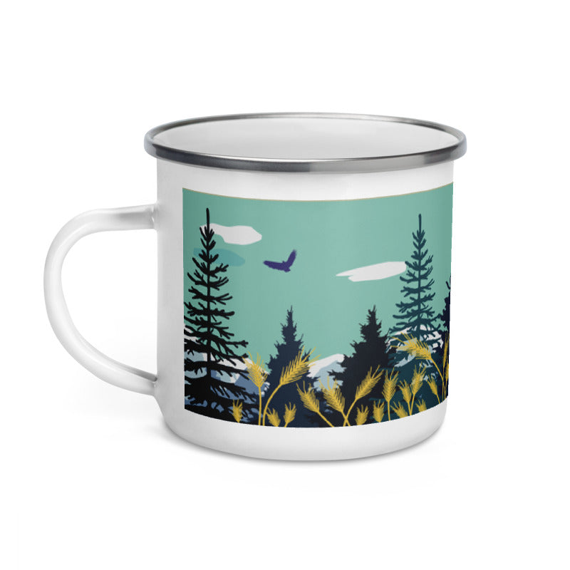 Beautiful Idaho Enamel Mug