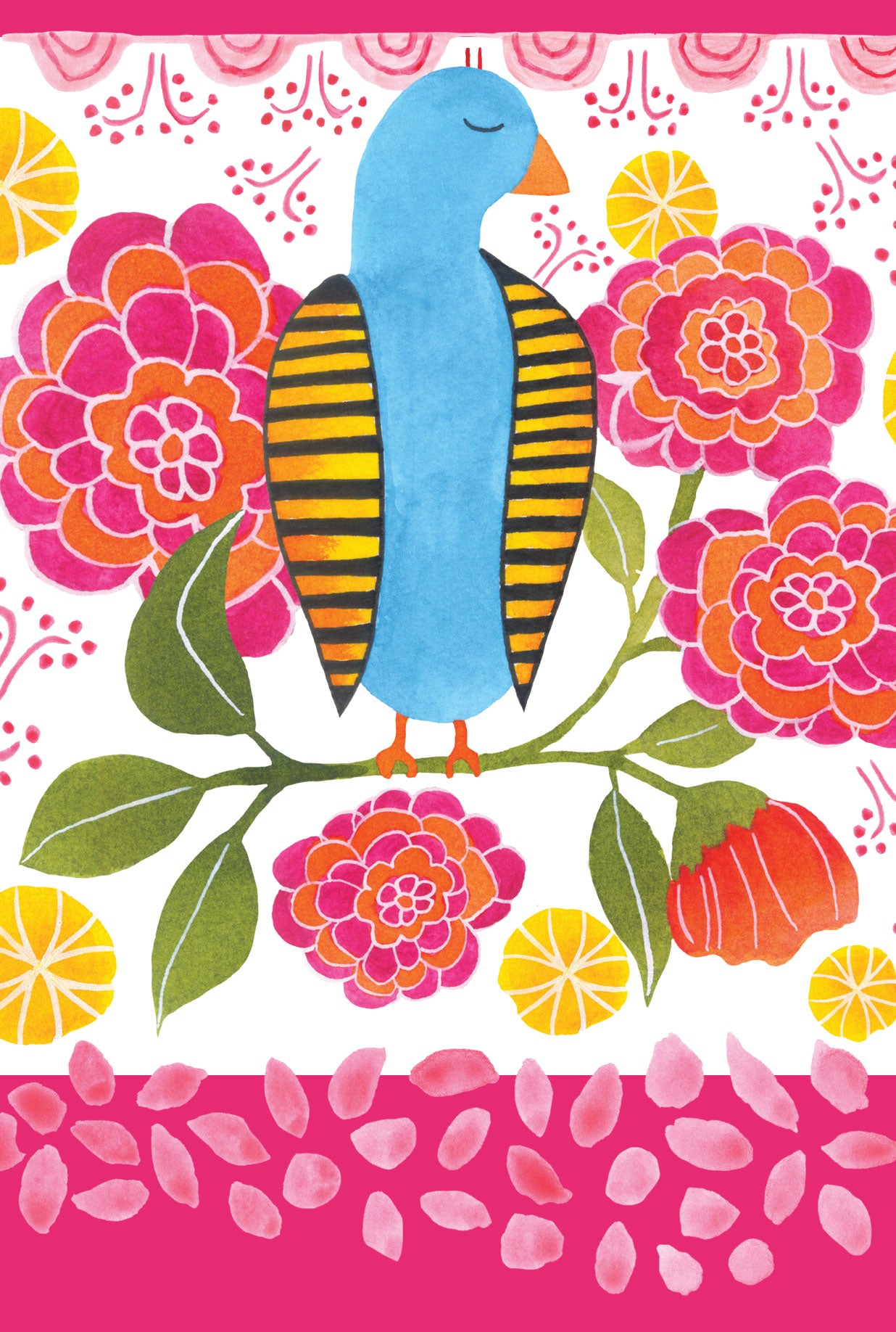 Bashful bird - postcard