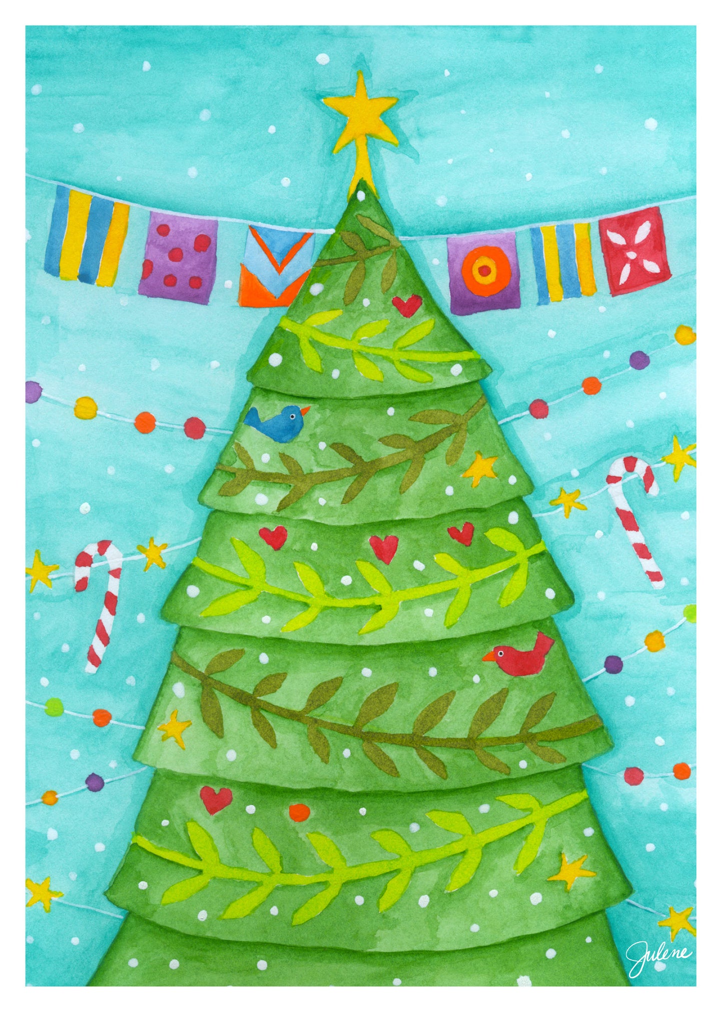 Christmas Tree greeting card
