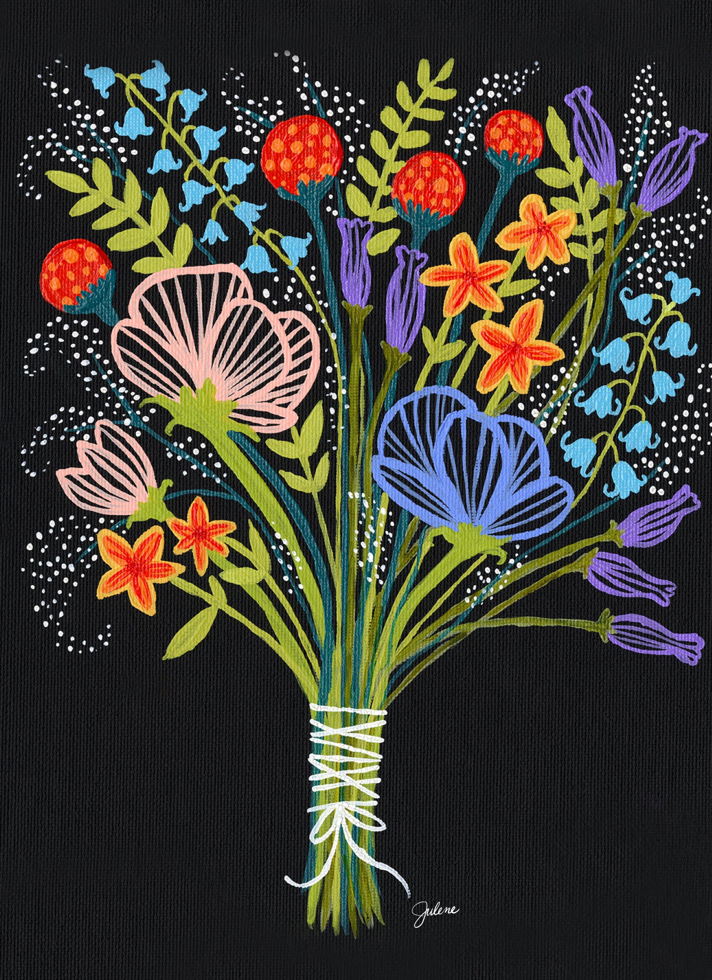 Flower Bouquet greeting card