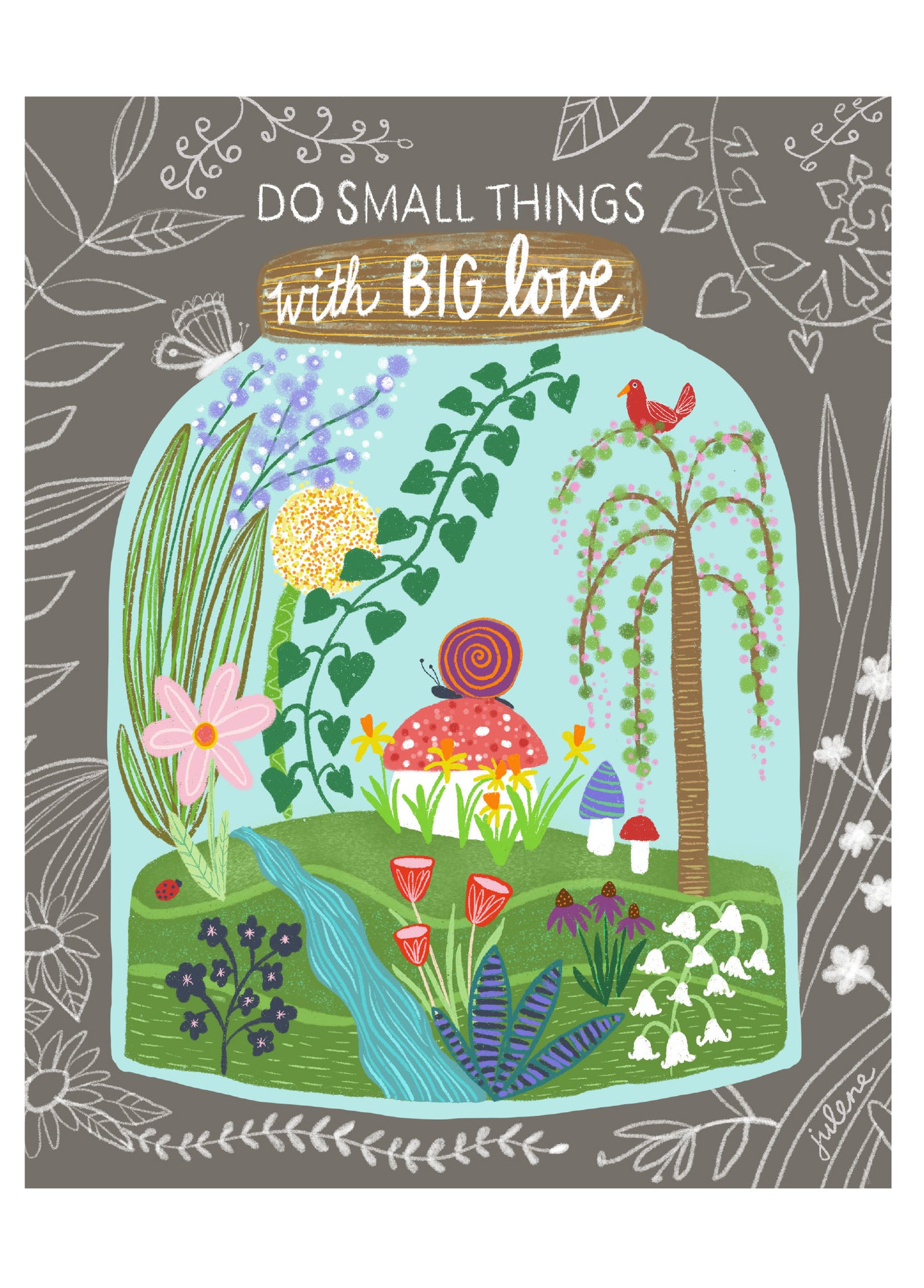 Big Love greeting card