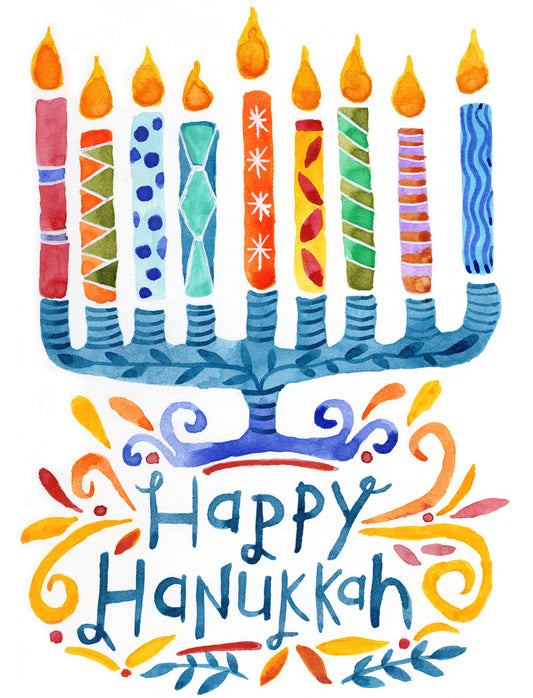 Hanukkah greeting card
