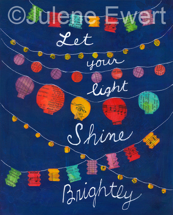 Shine Bright - print