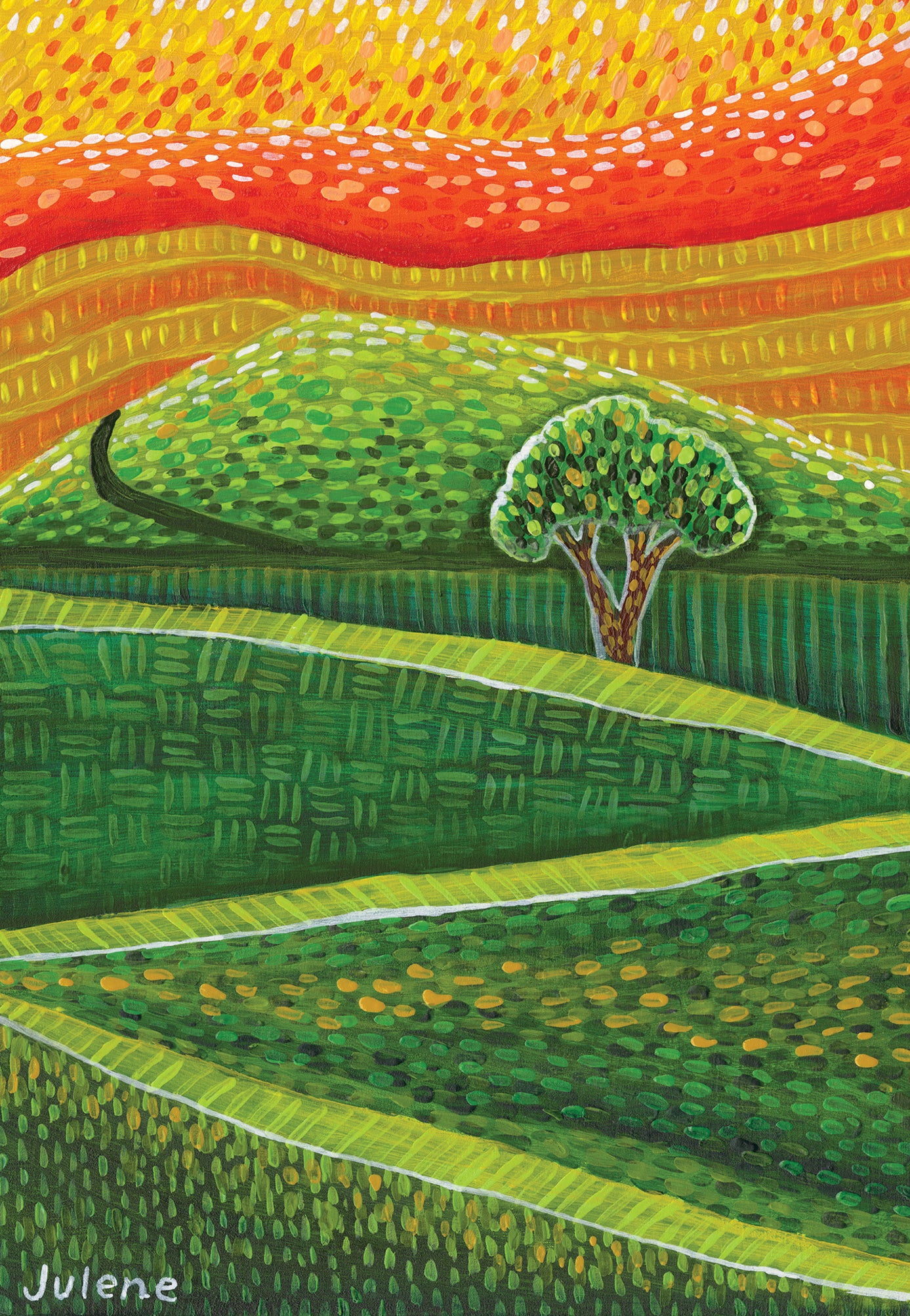 Palouse Fields greeting card