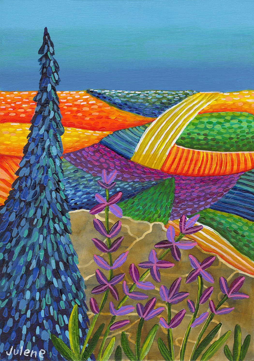 Palouse Fields and Valley - print