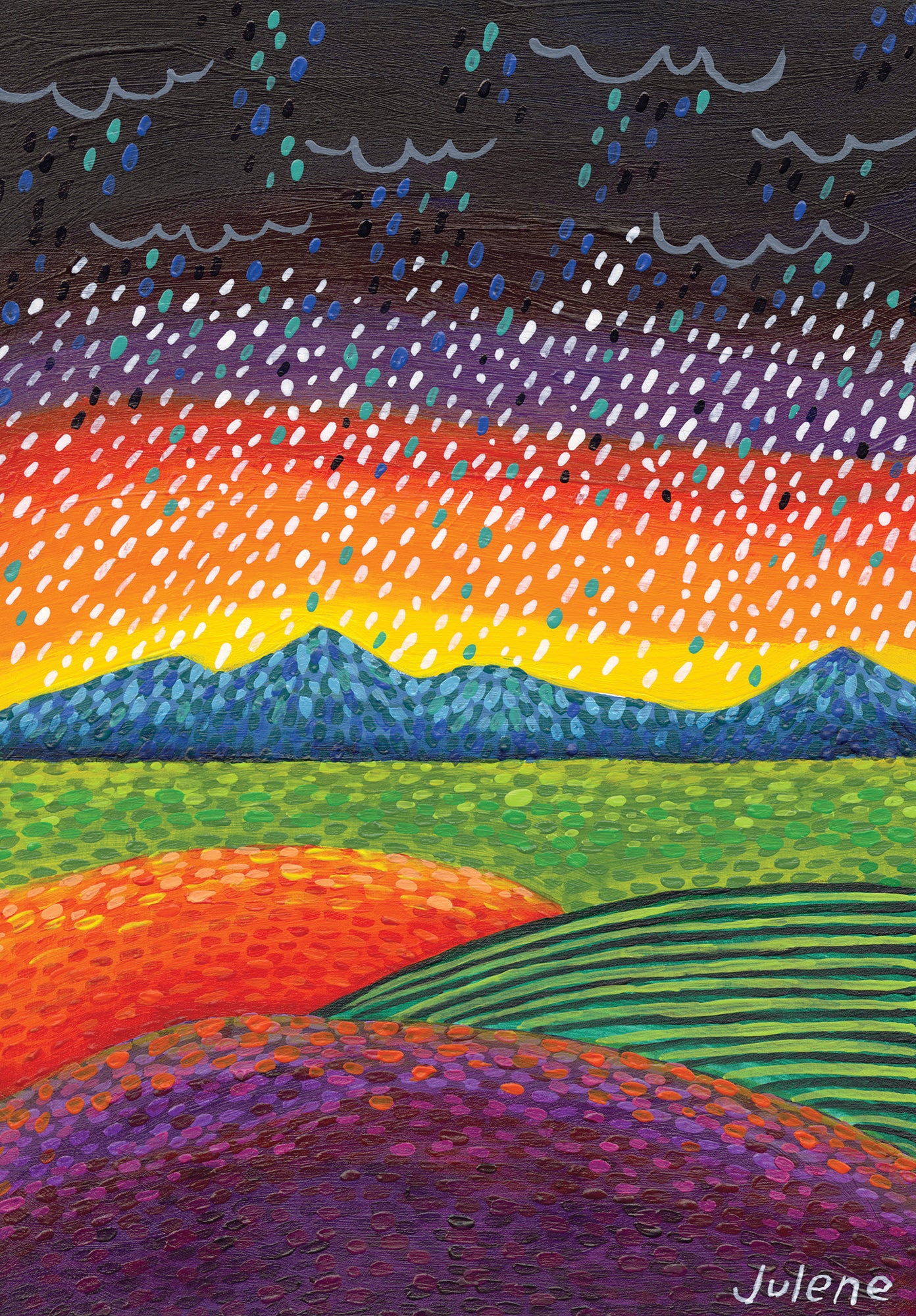 Palouse Storm greeting card