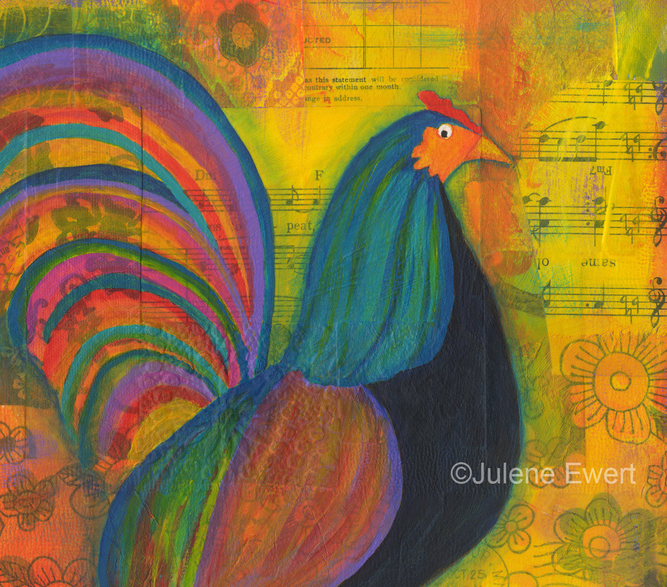 Rooster Kind of Morning - Print