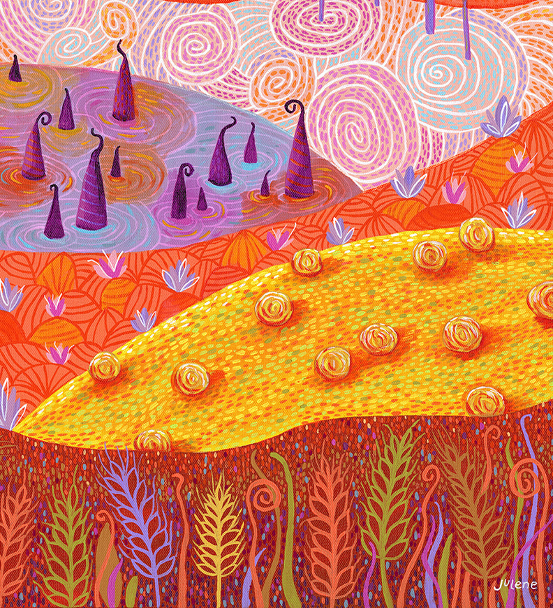 Summer Hills - print