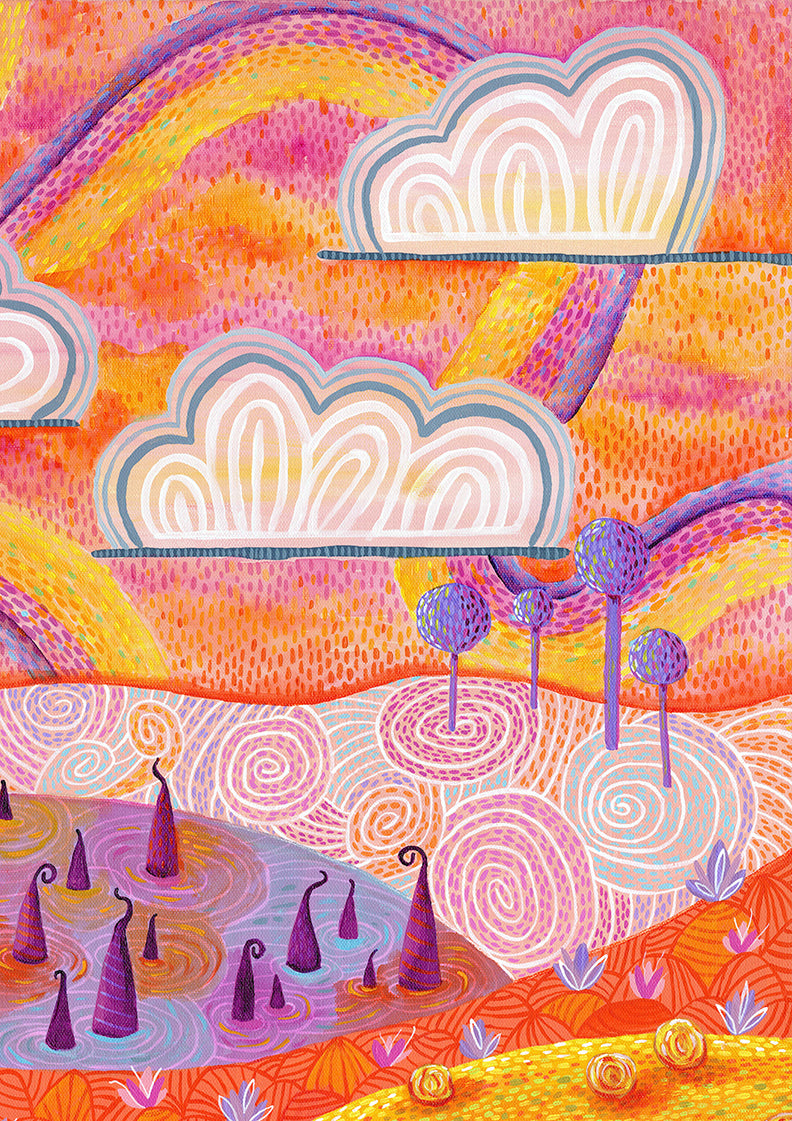 Summer Hills - print