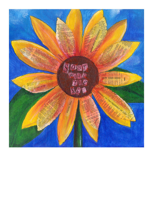 Soaring Sunflower - Print