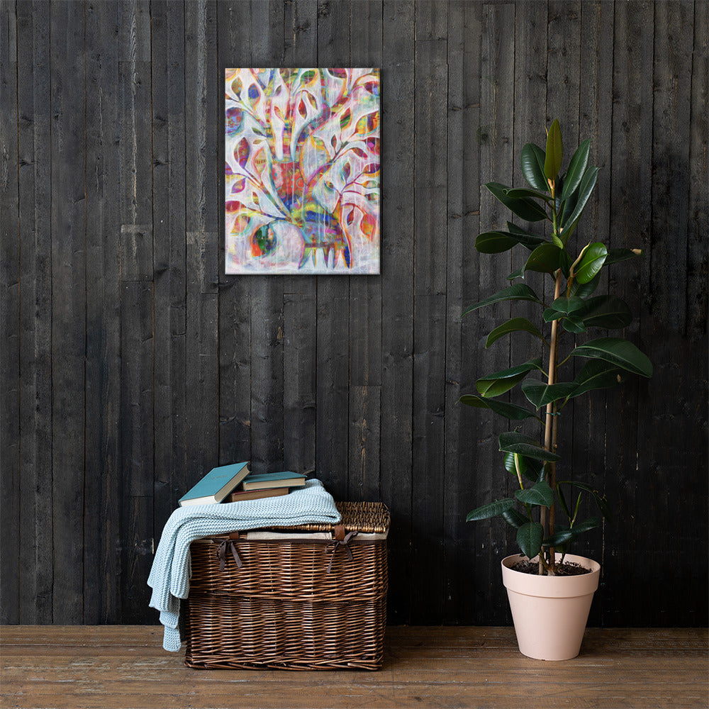 Deep-Rooted Beginnings Tree Printed Canvas