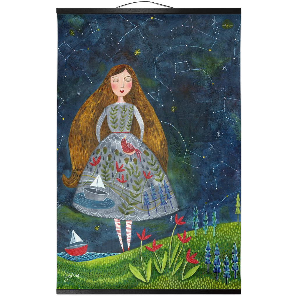 Constellation Harbor Hanging Canvas Banner