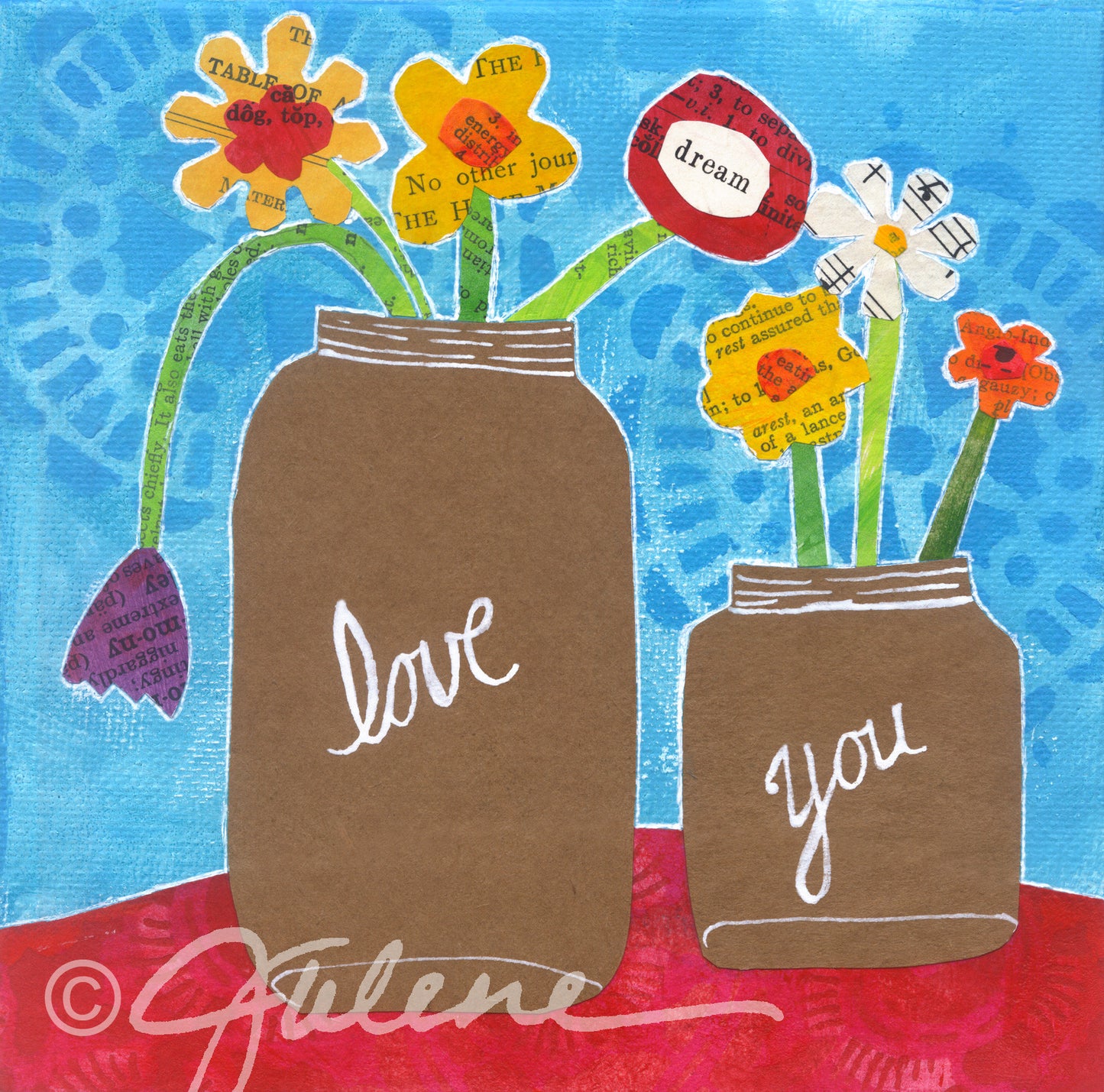 Love You Jars - Print