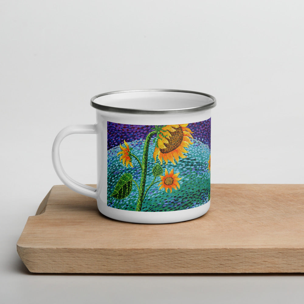 Dream Fields Enamel Mug