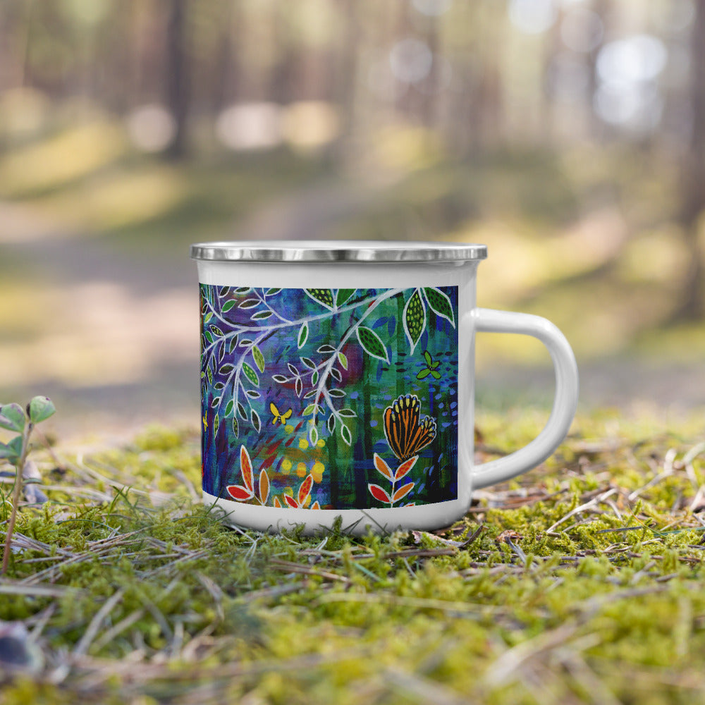 Taking Flight Enamel Mug