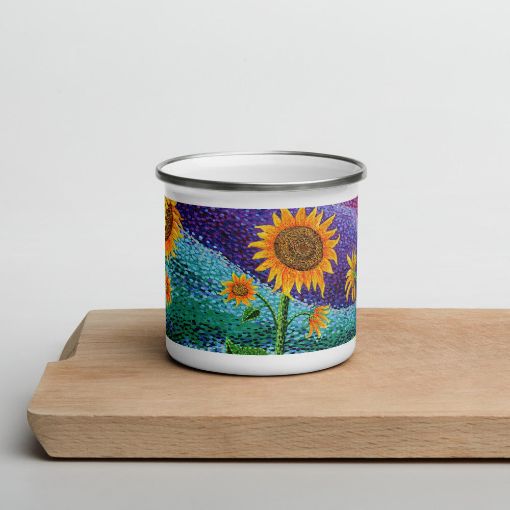 Dream Fields Enamel Mug