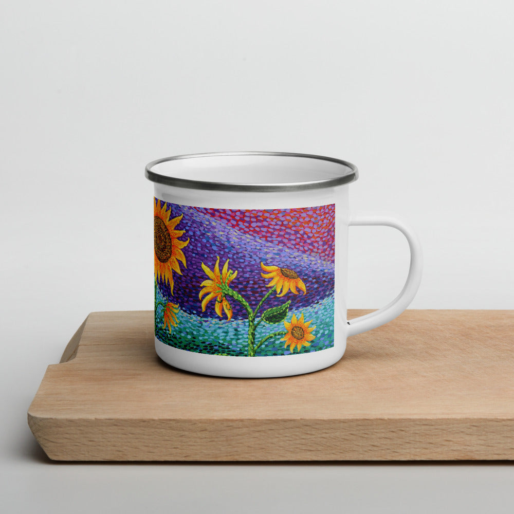 Dream Fields Enamel Mug