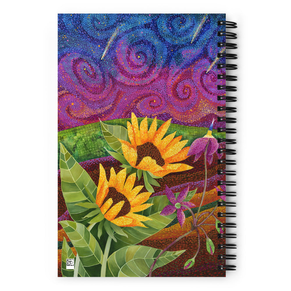 Shooting Stars Spiral notebook - book