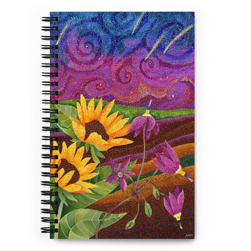 Shooting Stars Spiral notebook - book