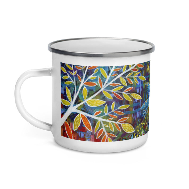 Taking Flight Enamel Mug