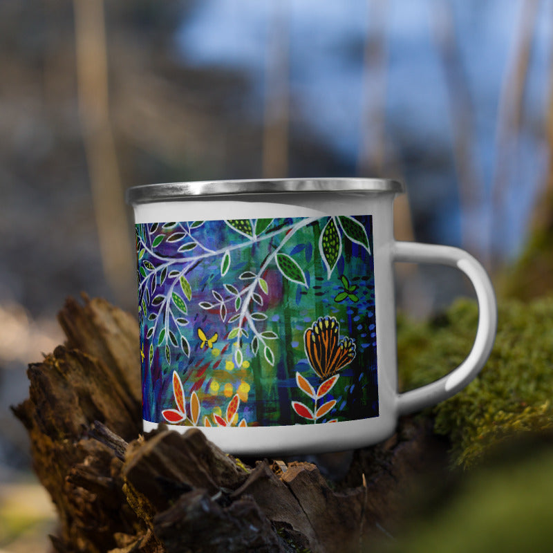 Taking Flight Enamel Mug