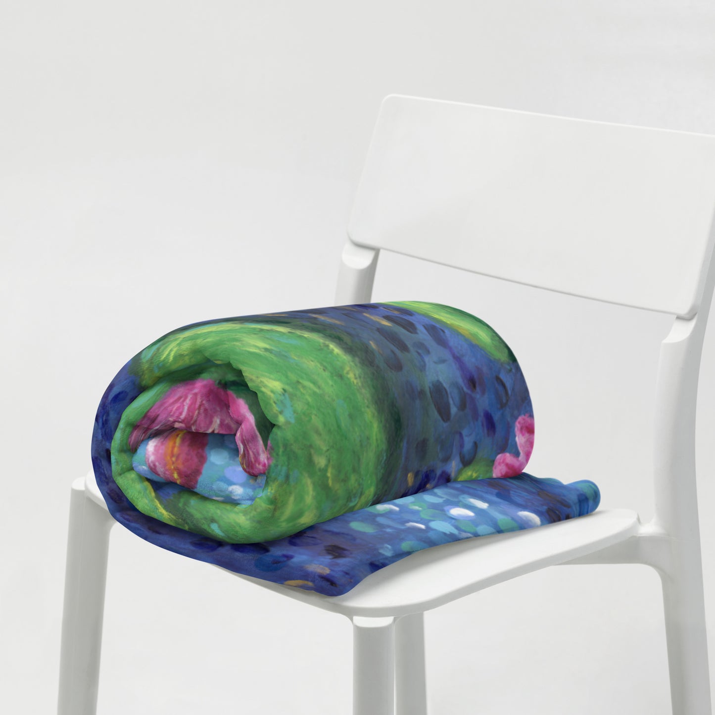 Waterlillies Throw Blanket