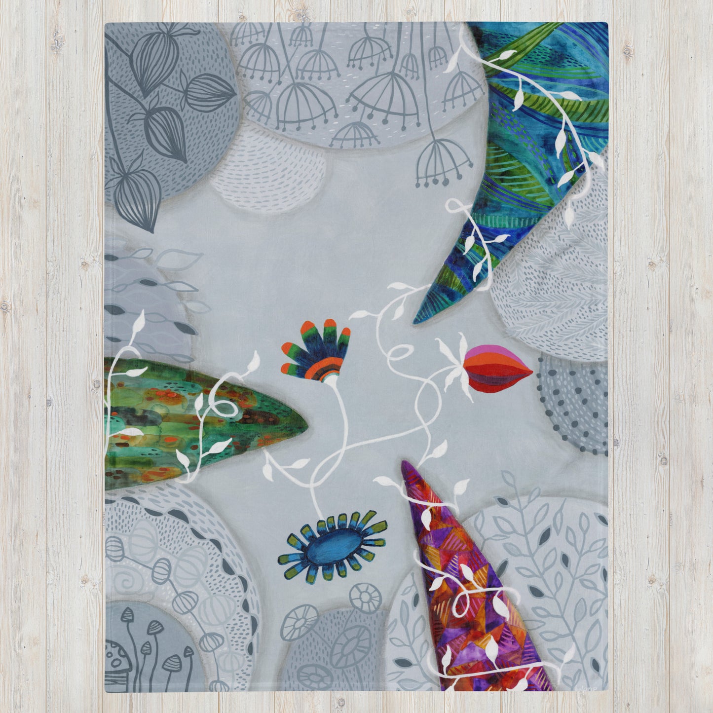 Hidden Garden - Throw Blanket