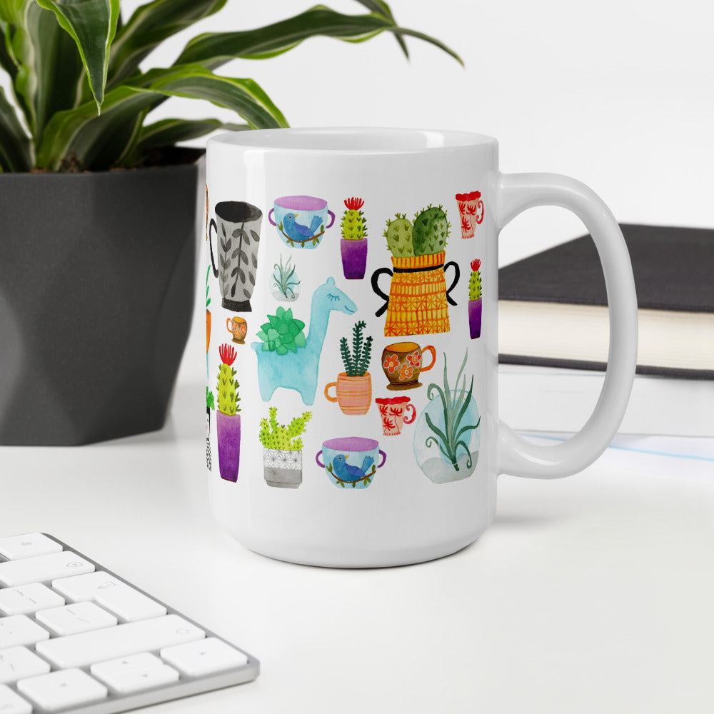 Plants & Teacups Mug