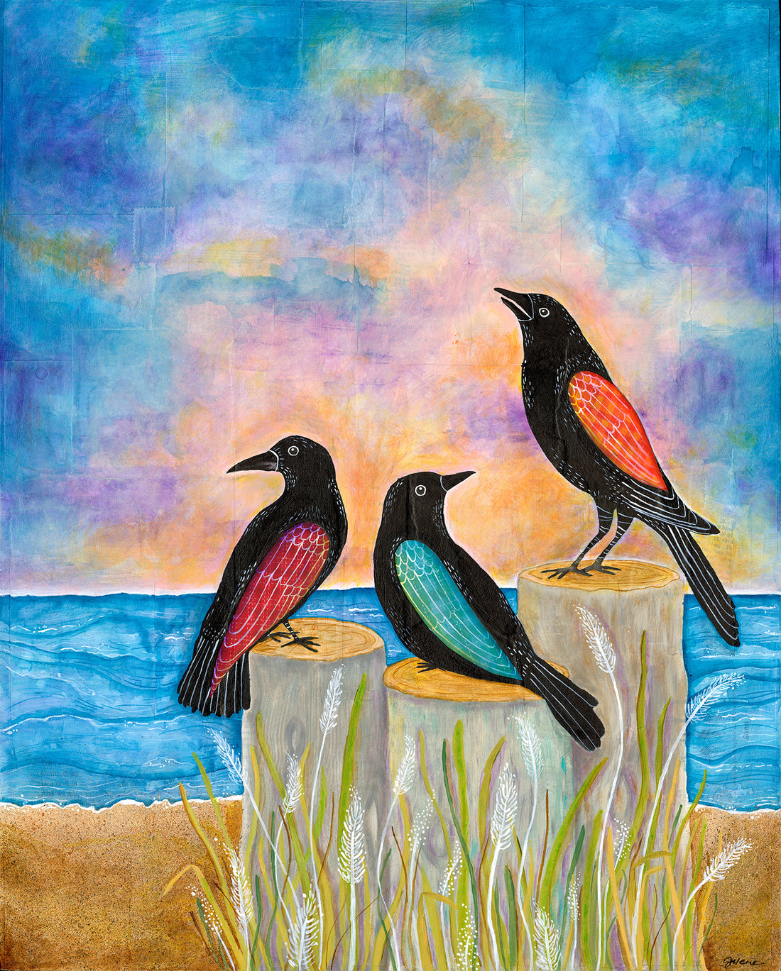 Crows and a tribute to friendship