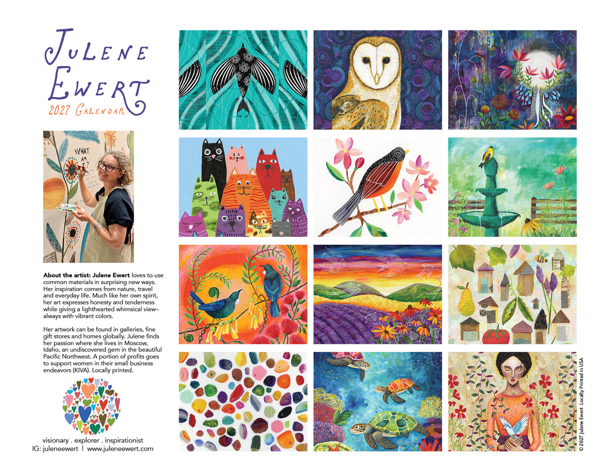 Large Calendar 2027 - Julene Ewert