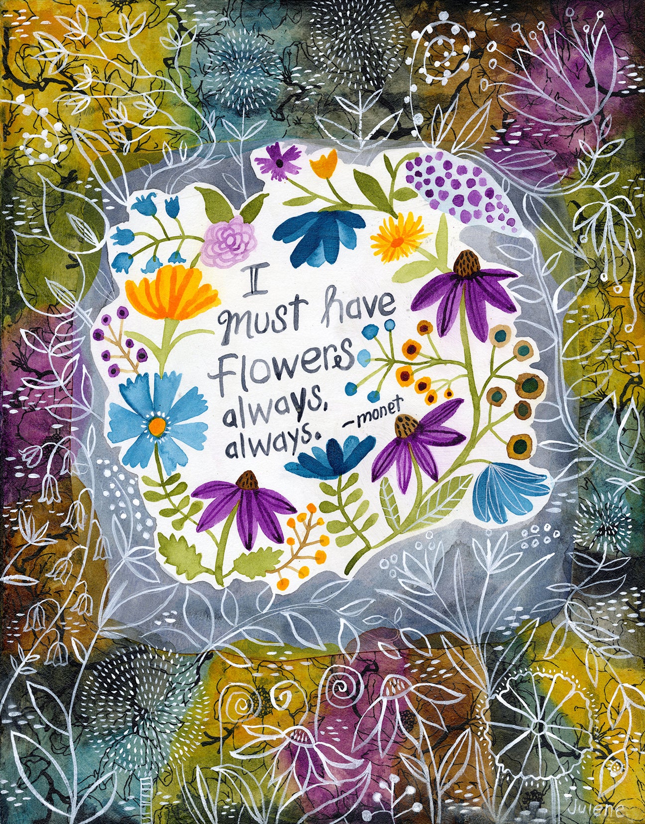 Always Flowers - print