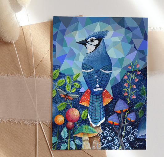 Blue Jay greeting card