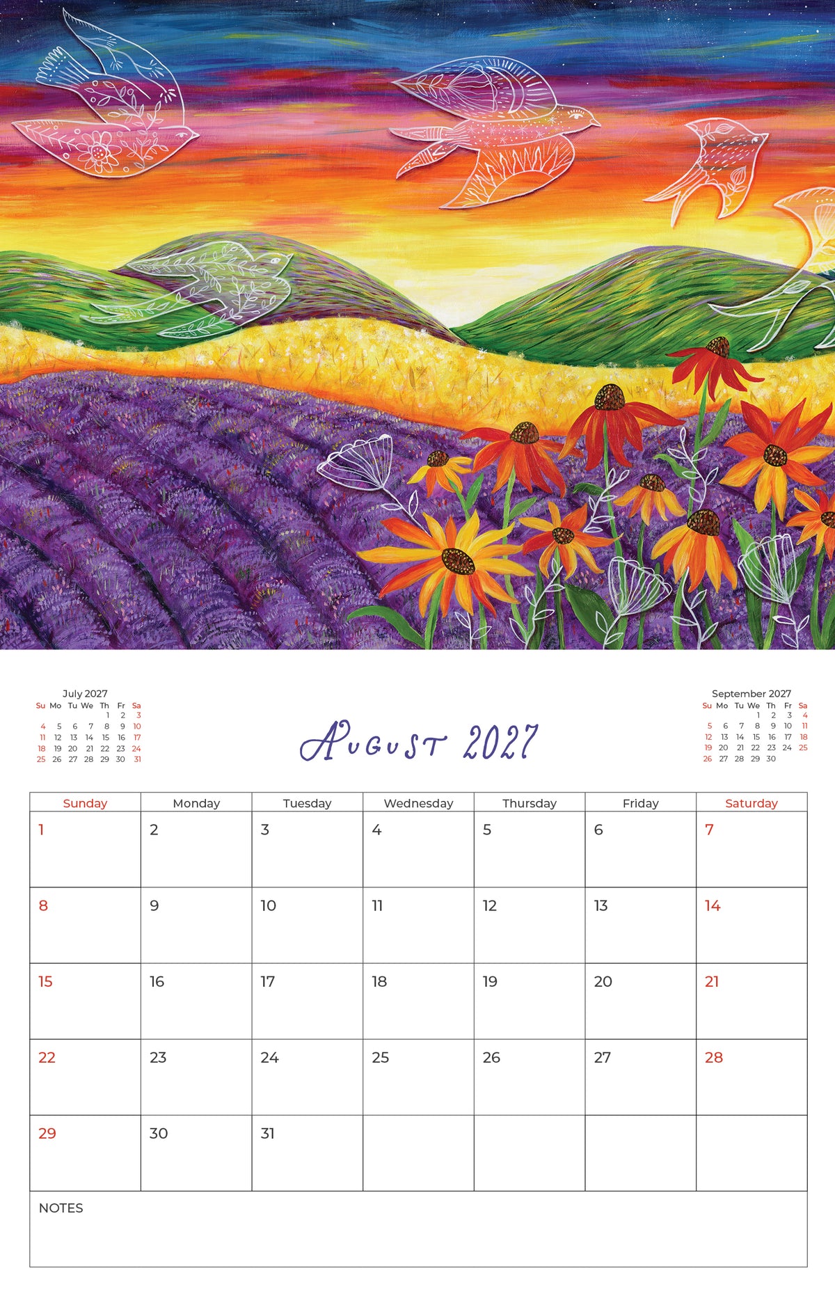 Large Calendar 2027 - Julene Ewert