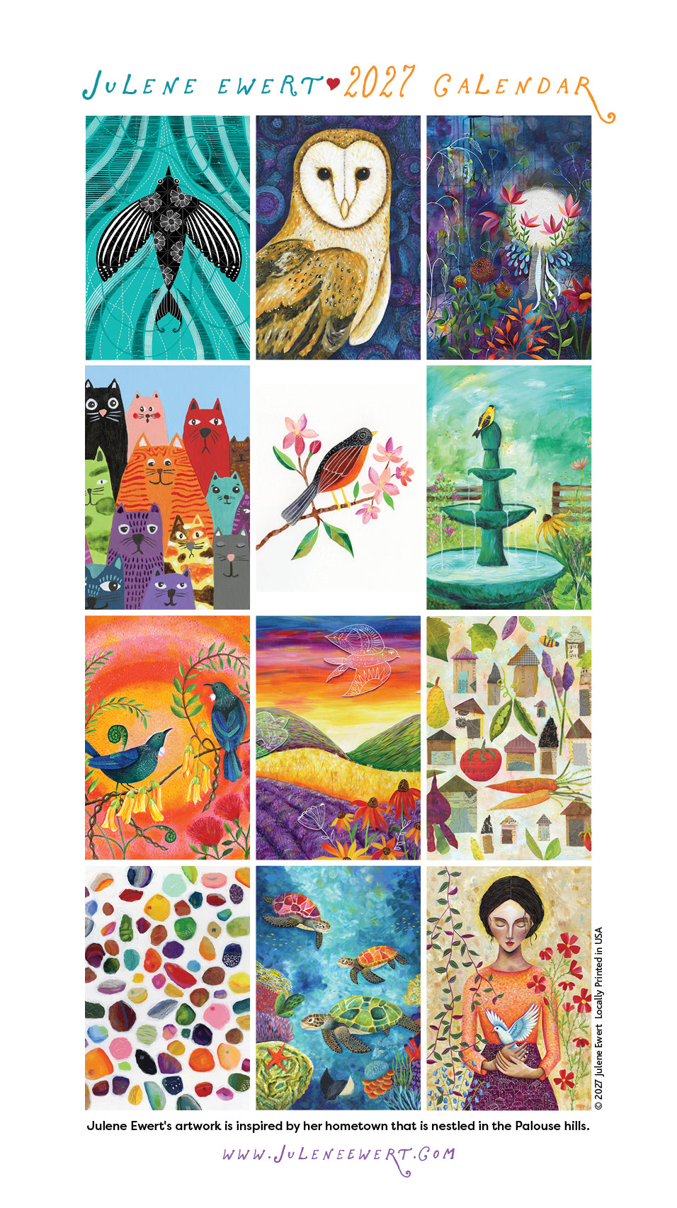 Small Calendar 2027 - Julene Ewert