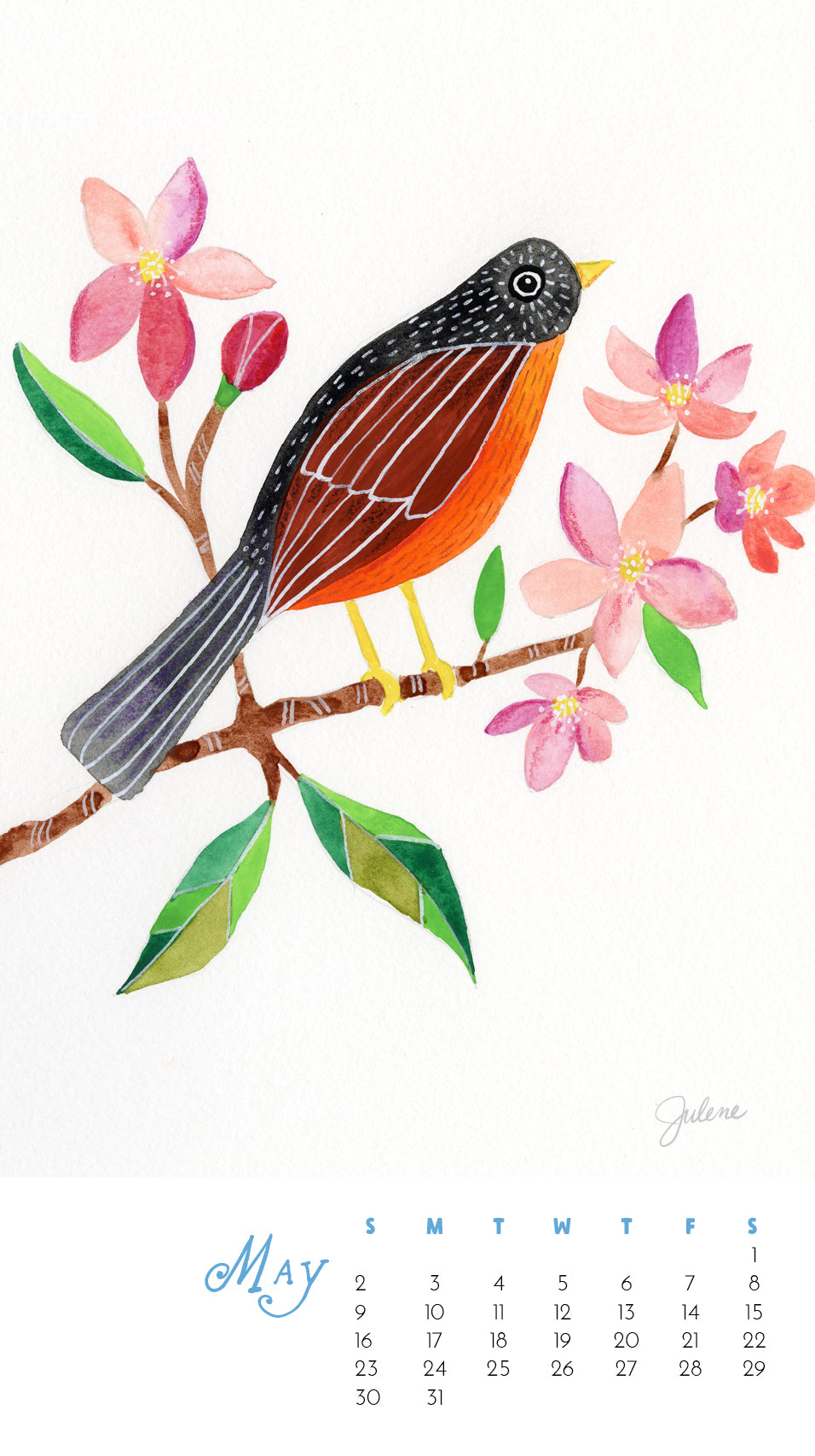 Small Calendar 2027 - Julene Ewert