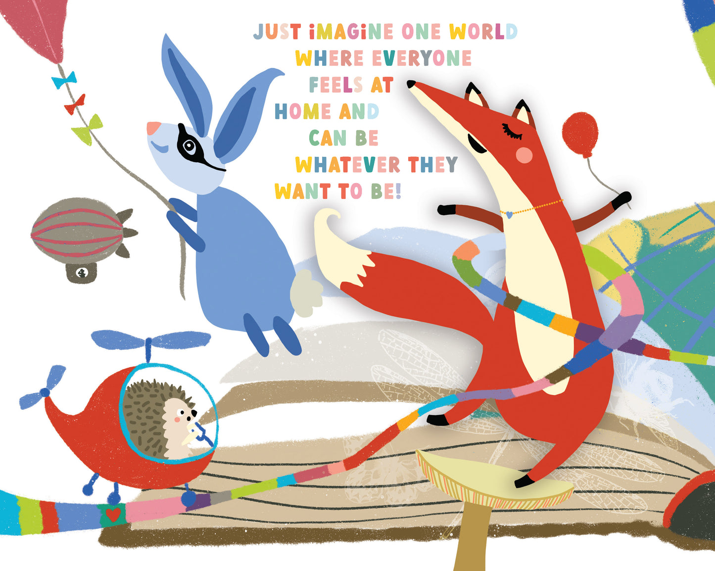 Just Imagine a More Beautiful World - book – Julene Ewert
