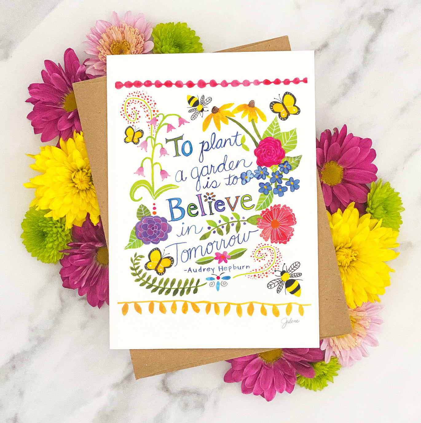 Believe in Tomorrow greeting card