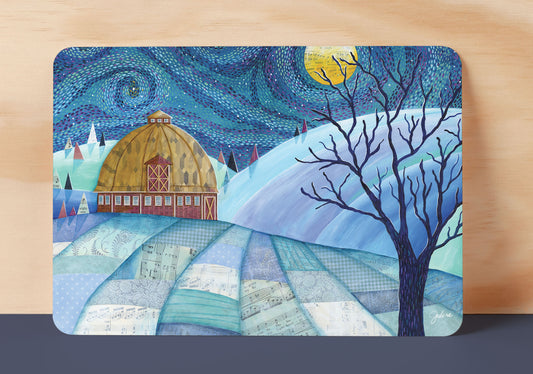 Dolce Notte Palouse Round Bard - postcard